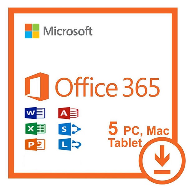 Office 365 Lisans Hesabı 5 PC/Mac/Telefon/Tablet (Kurumsal)