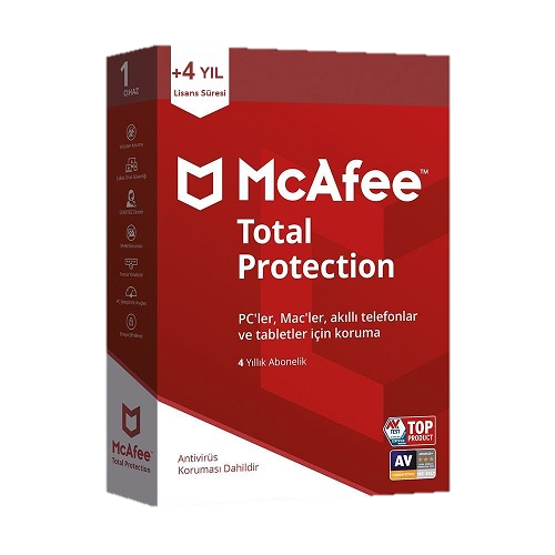 McAfee Total Protection 2022 2 Yıllık